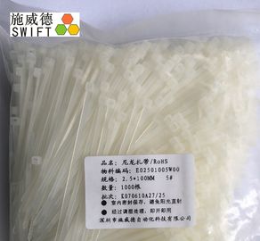 comprar Laços de fio PA66 de nylon, cintas plásticas naturais UL94V - 2 comprimento da inflamabilidade 100mm online manufacture