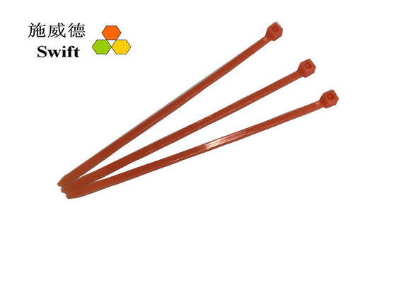 comprar Cintas plásticas maiorias alaranjadas não Releasable de RoHS 100mm do ALCANCE online manufacture