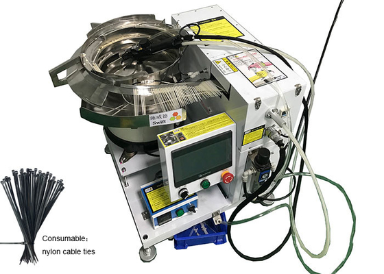 comprar Ferramenta automática da cinta plástica de SWT25080H AC220V para o conjunto de chicote de fios do cabo online manufacture