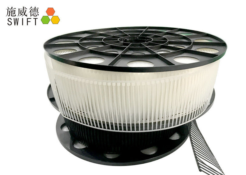 material automático do carretel PA66 da cinta plástica do preto do comprimento de 200mm para a auto ferramenta SWT36200HC