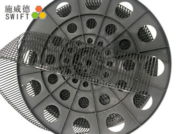Cintas plásticas plásticas pretas duráveis, cintas plásticas de 4 polegadas para rapidamente empacotar firmemente
